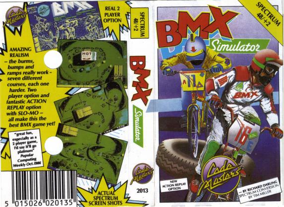 BMX Simulator box art for ZX Spectrum